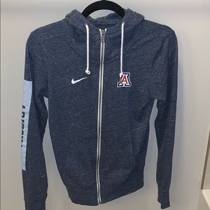 NIKE University of Arizona zip up hoodie
